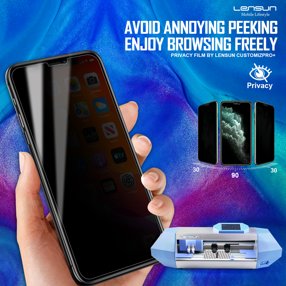What is a matte privacy screen protector? - lensun matte screen protector